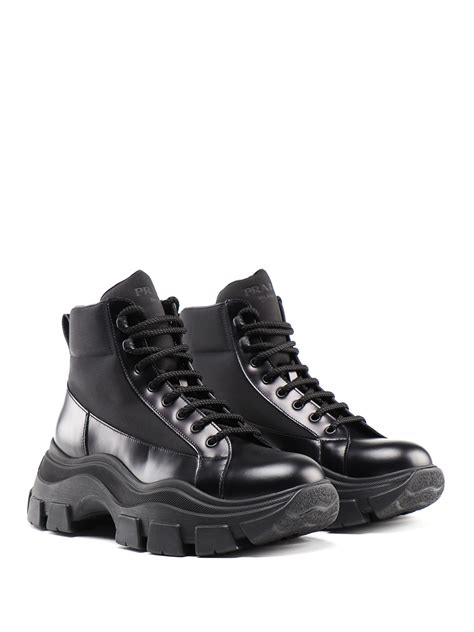 prada snow boots women|prada pegasus chunky ankle boots.